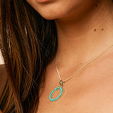 Halo Radiance Necklace - Gold Large