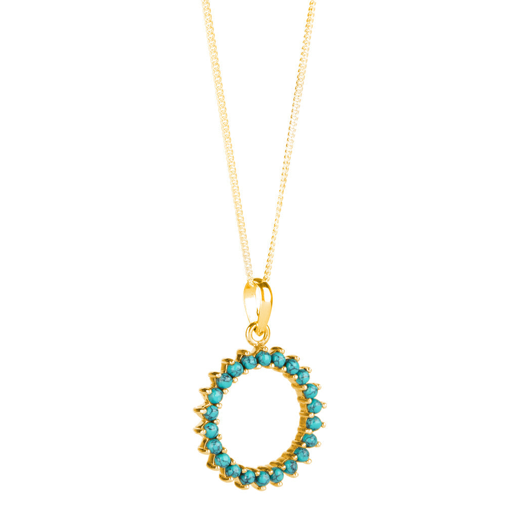 Halo Radiance Necklace Gold