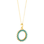 Halo Radiance Necklace Gold