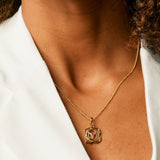 Root Chakra Necklace - Gold