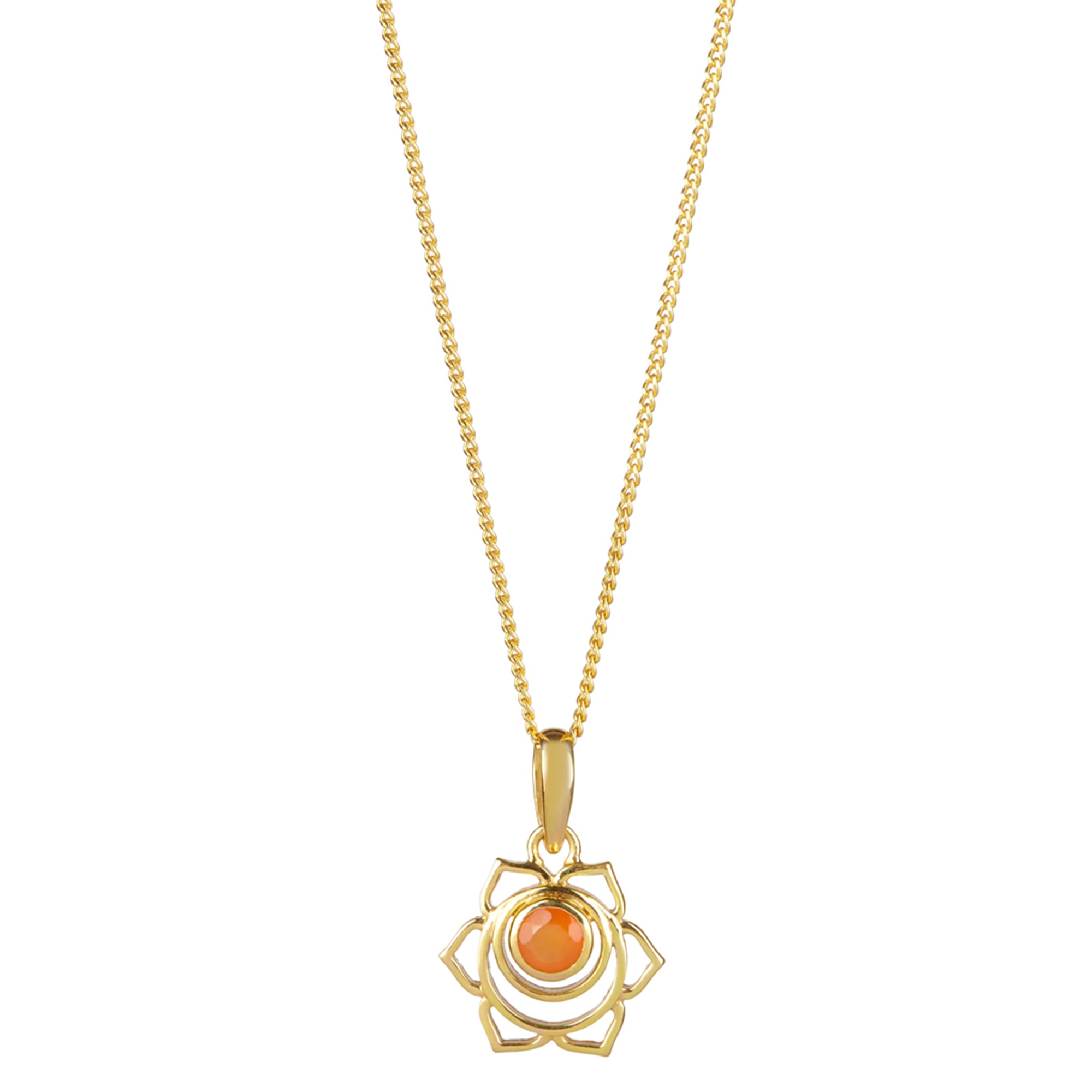 Sacral Chakra Necklace - Gold 