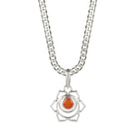 Men's Sacral Chakra Necklace Cuban Chain