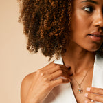 Throat Chakra Necklace - Gold