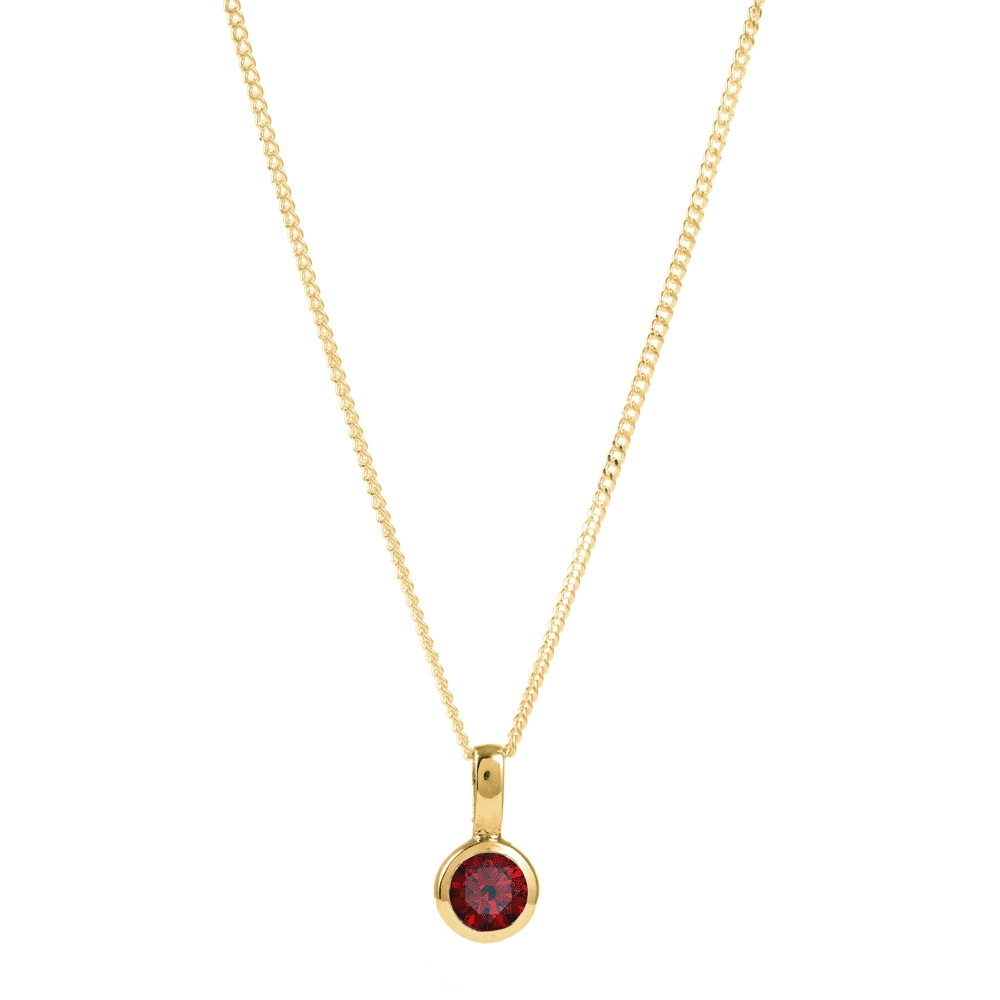 Birthstone Gold Necklaces
