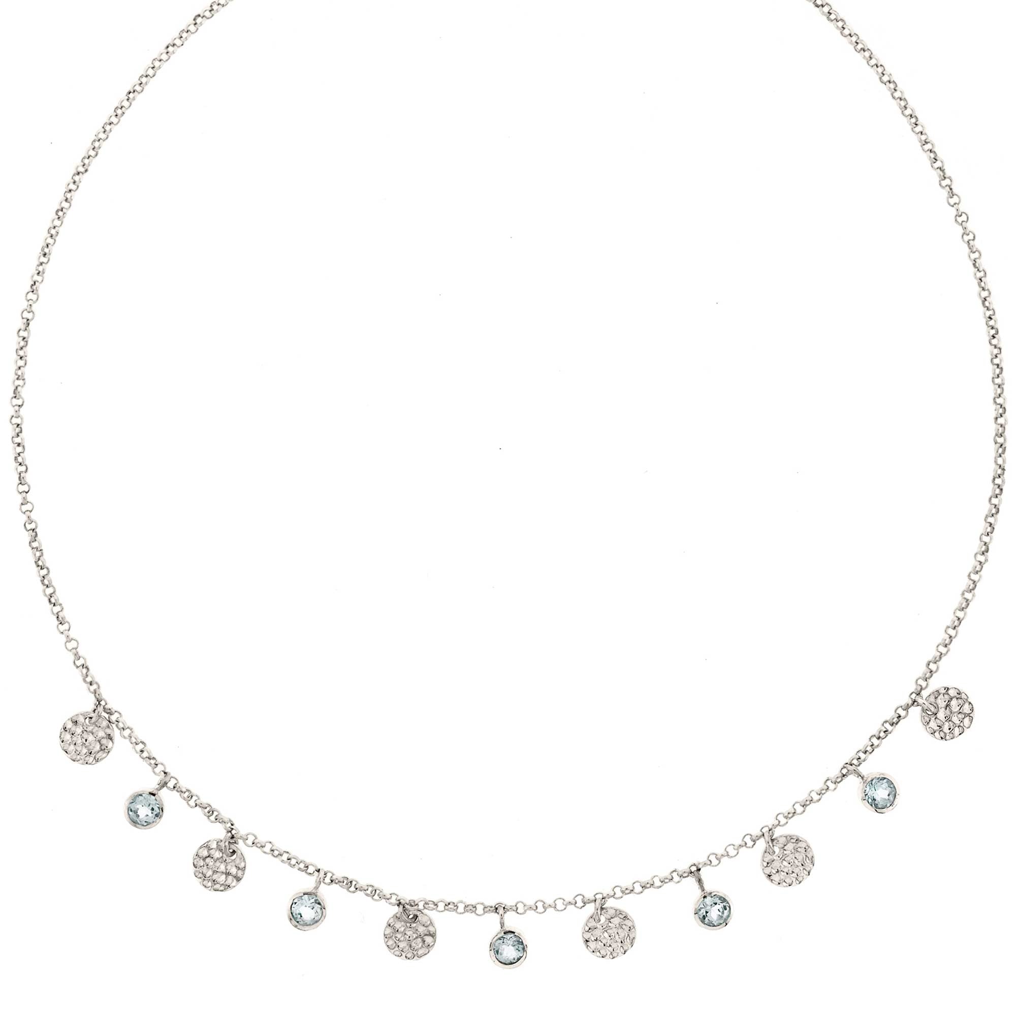 LAKSHMI BLUE TOPAZ NECKLACE