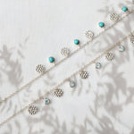 Lakshmi Necklace - Turquoise and Blue Topaz