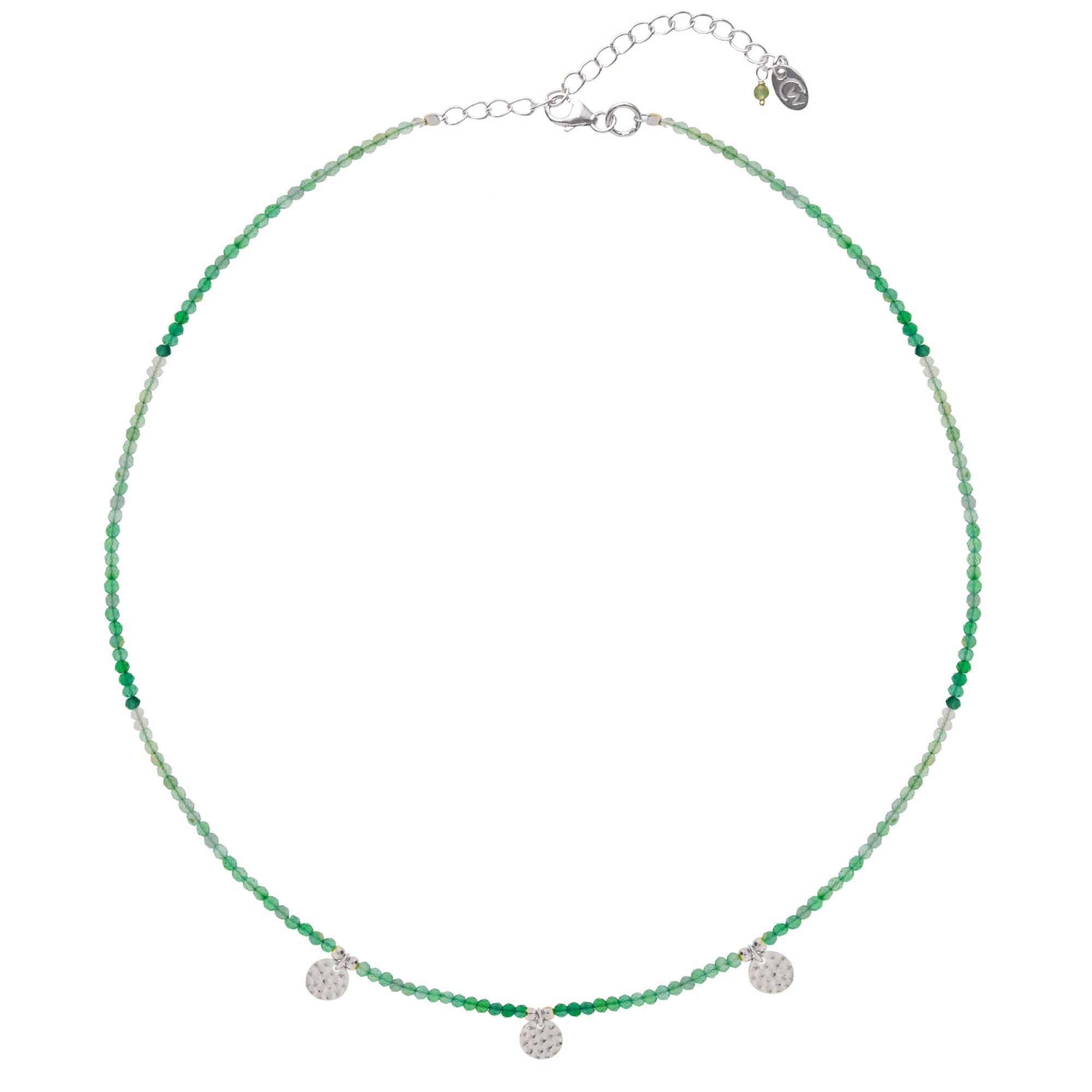 Be In Nature Silver Beaded Necklace