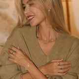 Peace, Love and Freedom Charm Bracelet and Necklace Set, Charm Jewellery, Sterling Silver Charm Jewellery, Symbolic Charm Jewellery, Handmade Jewellery