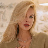 Sterling silver charm necklace, Silver symbolic charm necklace, Charm necklace, Handmade jewellery