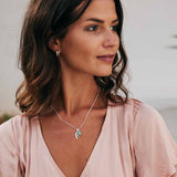 SILVER SWALLOW NECKLACE