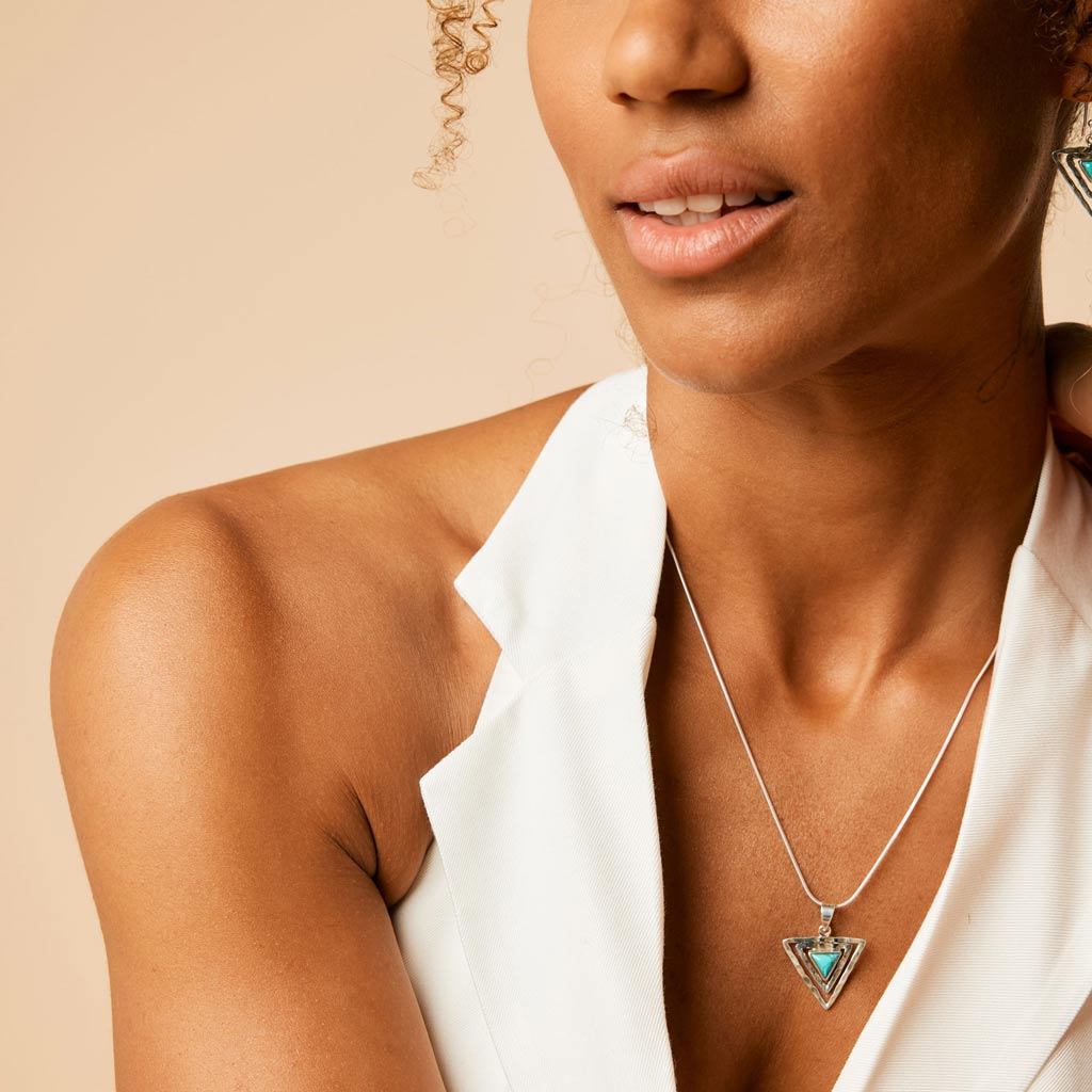 Infinity Trikona Necklace