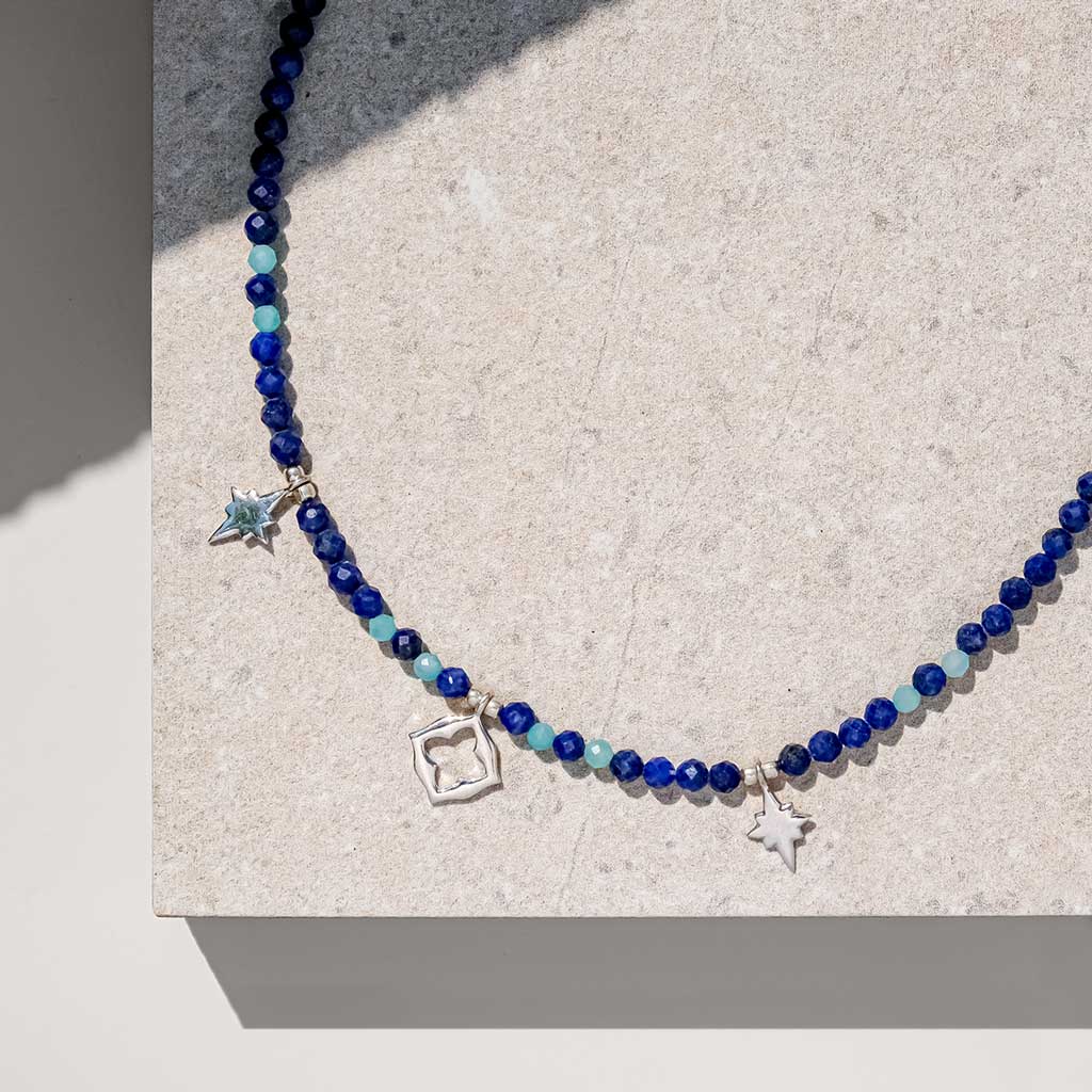 Lapis Lazuli Beaded Necklace