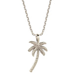 Silver Palm Tree Necklace