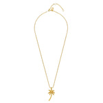 Gold Plated Palm Tree Necklace
