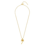 Gold Plated Palm Tree Necklace
