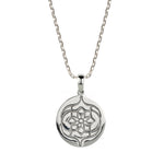 Silver Unisex Pendant Necklace
