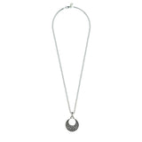 Men's Silver Orbital Necklace