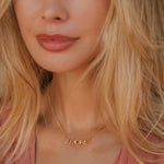 Gold Amore Word Necklace