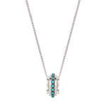 Turquoise Spinning Necklace