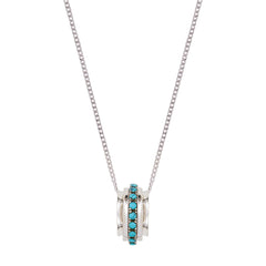 Turquoise Spinning Necklace