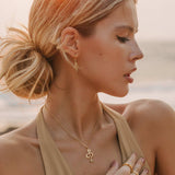 Gold Snake Earrings and Necklace Set, Gold Snake Huggie Hoops, May Birthstone Earrings, Gold Snake Necklace, Gold Serpent Jewellery, Gold Serpent Earrings, Gold Serpent Necklace