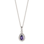 February birthstone amethyst necklace