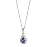 February birthstone amethyst necklace