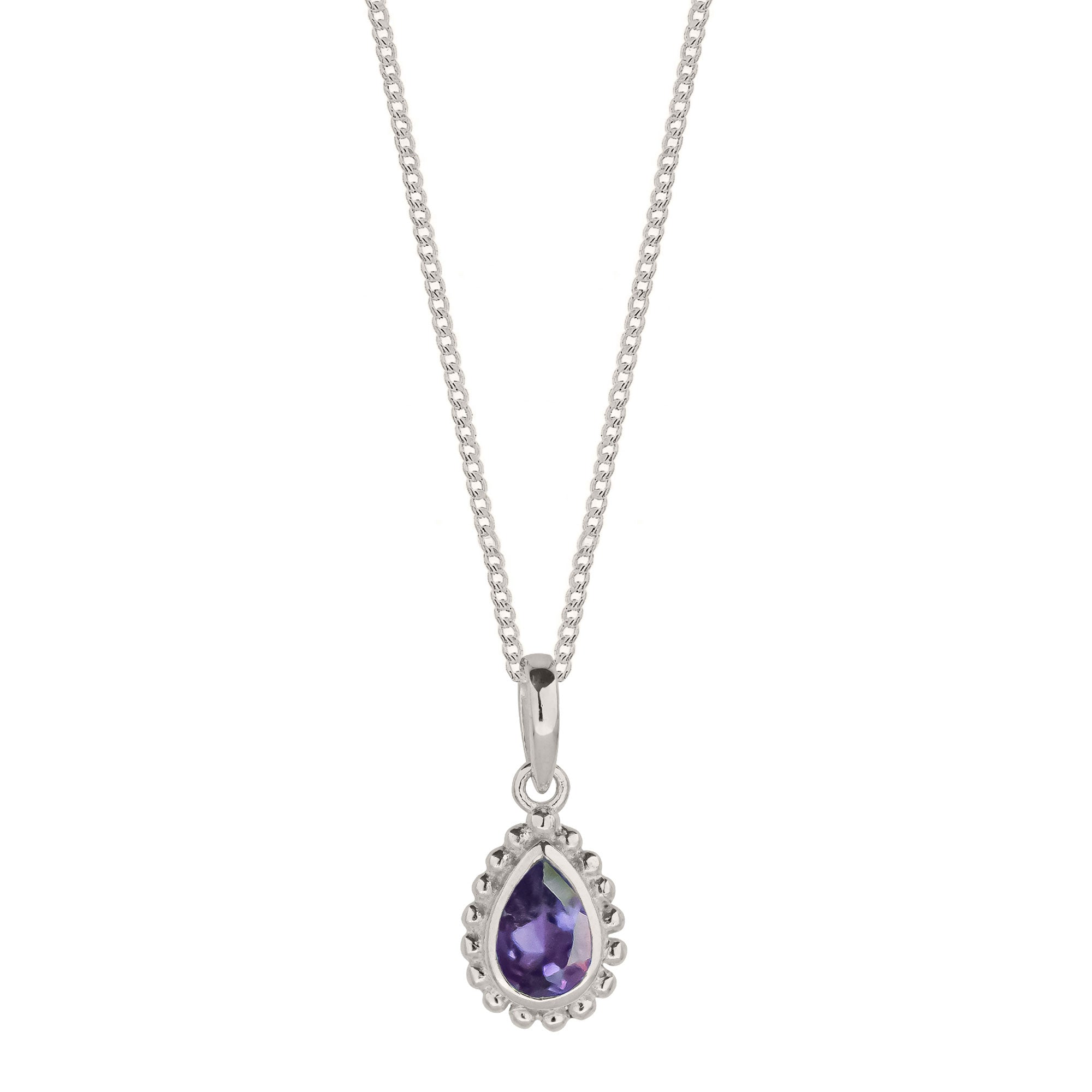 February birthstone amethyst necklace