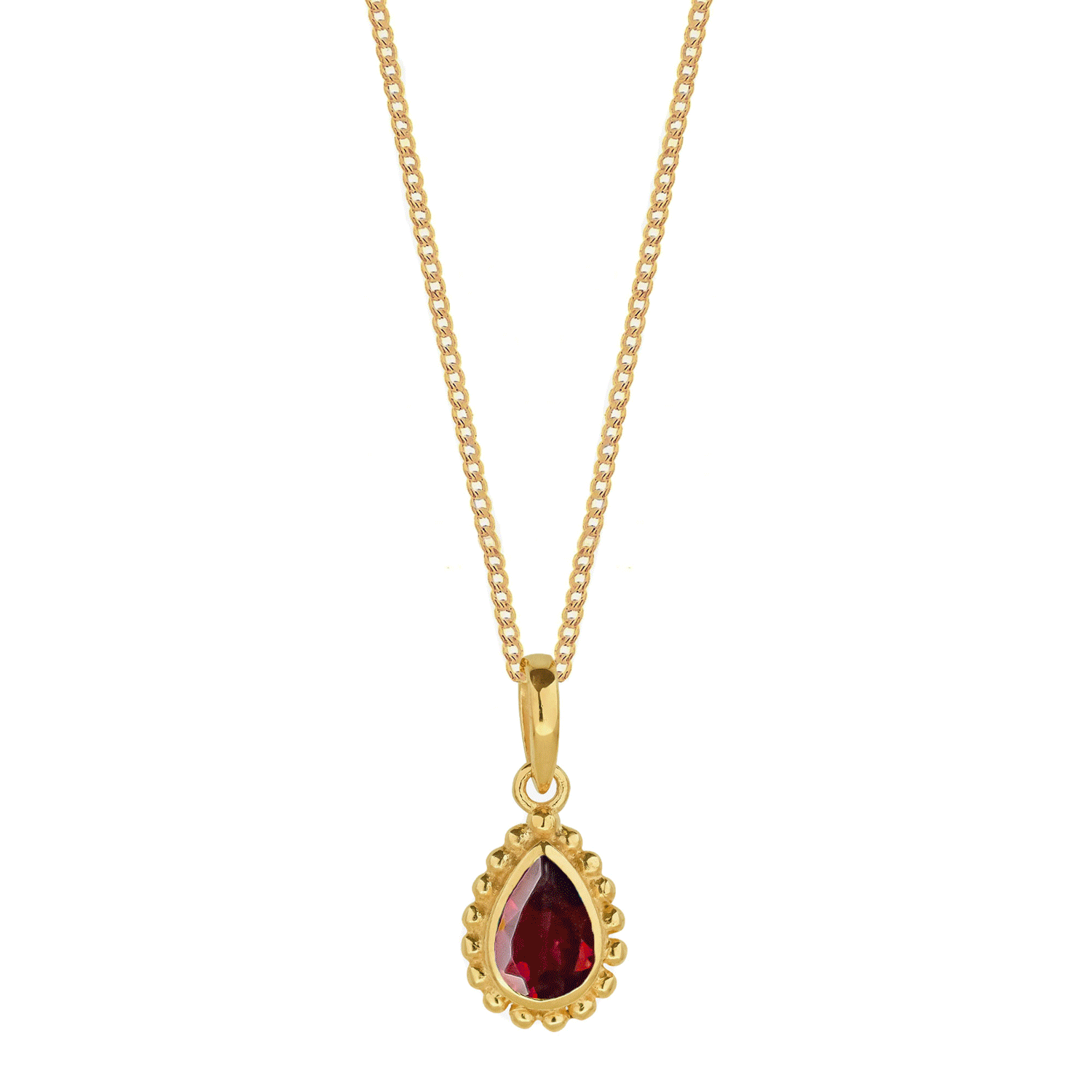 Gold Birthstone Necklaces