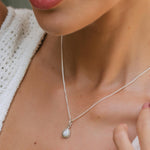 Opal October Birthstone Pear Shaped Pendant