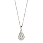 April White Topaz Birthstone Necklace