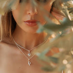Solar Eclipse Silver Opal Necklace, Silver Sunburst Pendant with Opal Gemstone, Opal Silver Necklace, October Birthstone Silver Sunburst Necklace