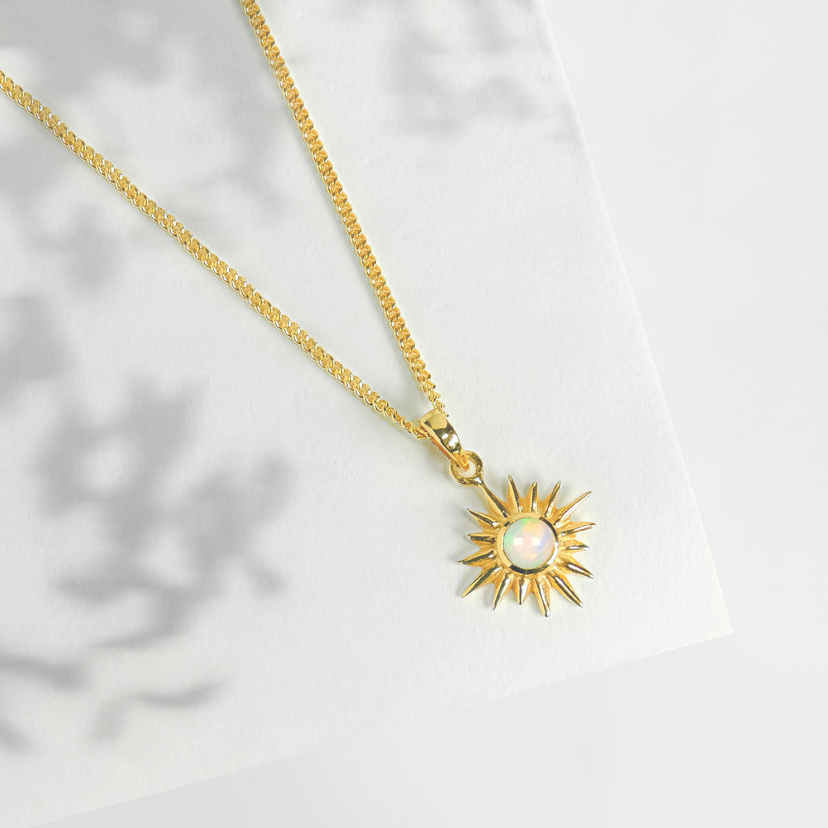 Gold Lunar Eclipse Necklace, Gold Eclipse Pendant, Gold Sun Pendant, Gold Sun Necklace, Moonstone Gold Necklace, June Birthstone Gold Necklace