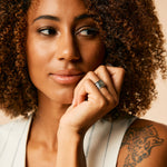 Karma Abundance Silver Spinning Ring