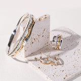 Aura Magic Spinning Ring, Bangle and Hoop Earrings