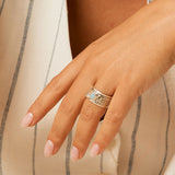 Personalised Ethereal Galaxy Spinning Ring