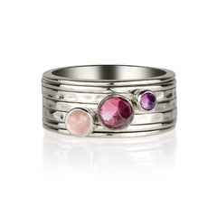 PERSONALISED BIRTHSTONE SPIN RING