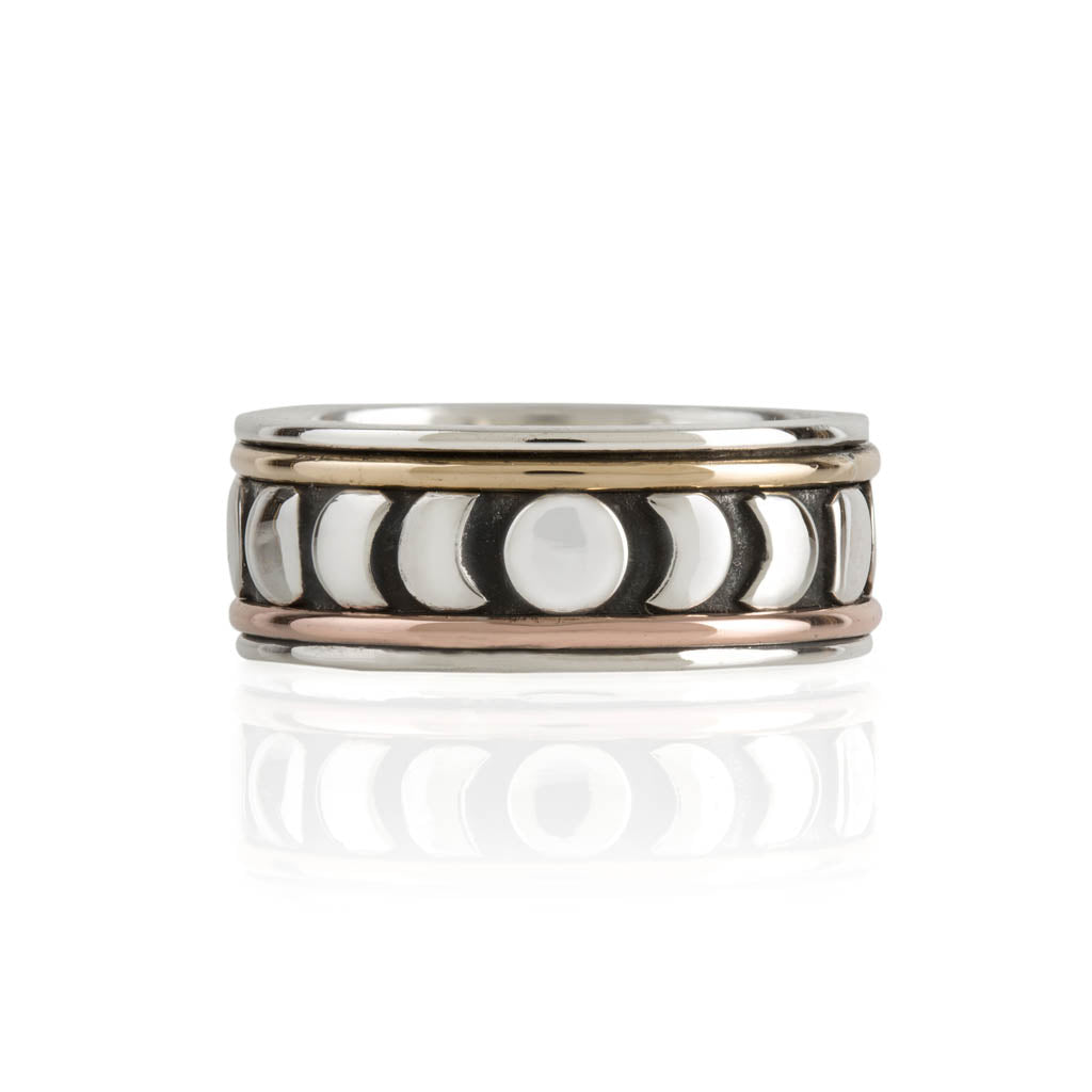 Moon Phase Spinning Ring