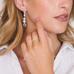 Lakshmi Gold Blue Topaz Ring