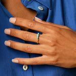 LAKSHMI TURQUOISE RING GOLD