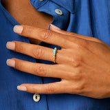 LAKSHMI TURQUOISE RING GOLD