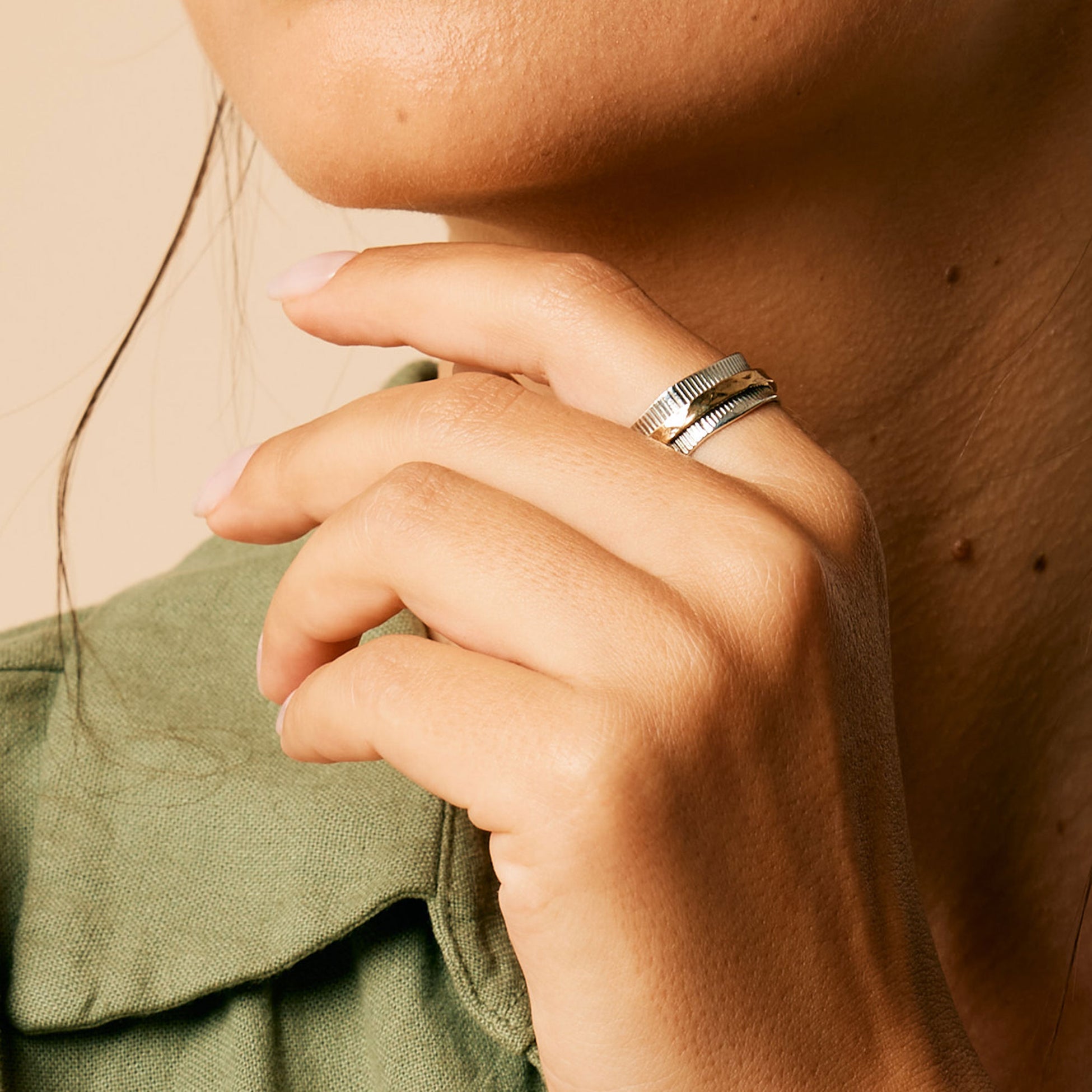 Let It Flow Spinning Ring | Handmade Spinner Rings | Charlotte´s Web ...