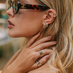 Aura Magic Spinning Rings, Aura Magic Hoop Earrings, Mixed Metal Spinning Rings, Mixed Metal Hoop Earrings, Handmade Jewellery