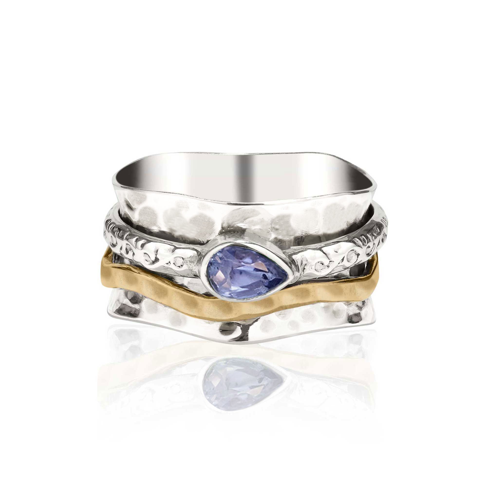 Aura Magic Tanzanite Spinning Ring