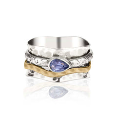 Aura Magic Tanzanite Spinning Ring