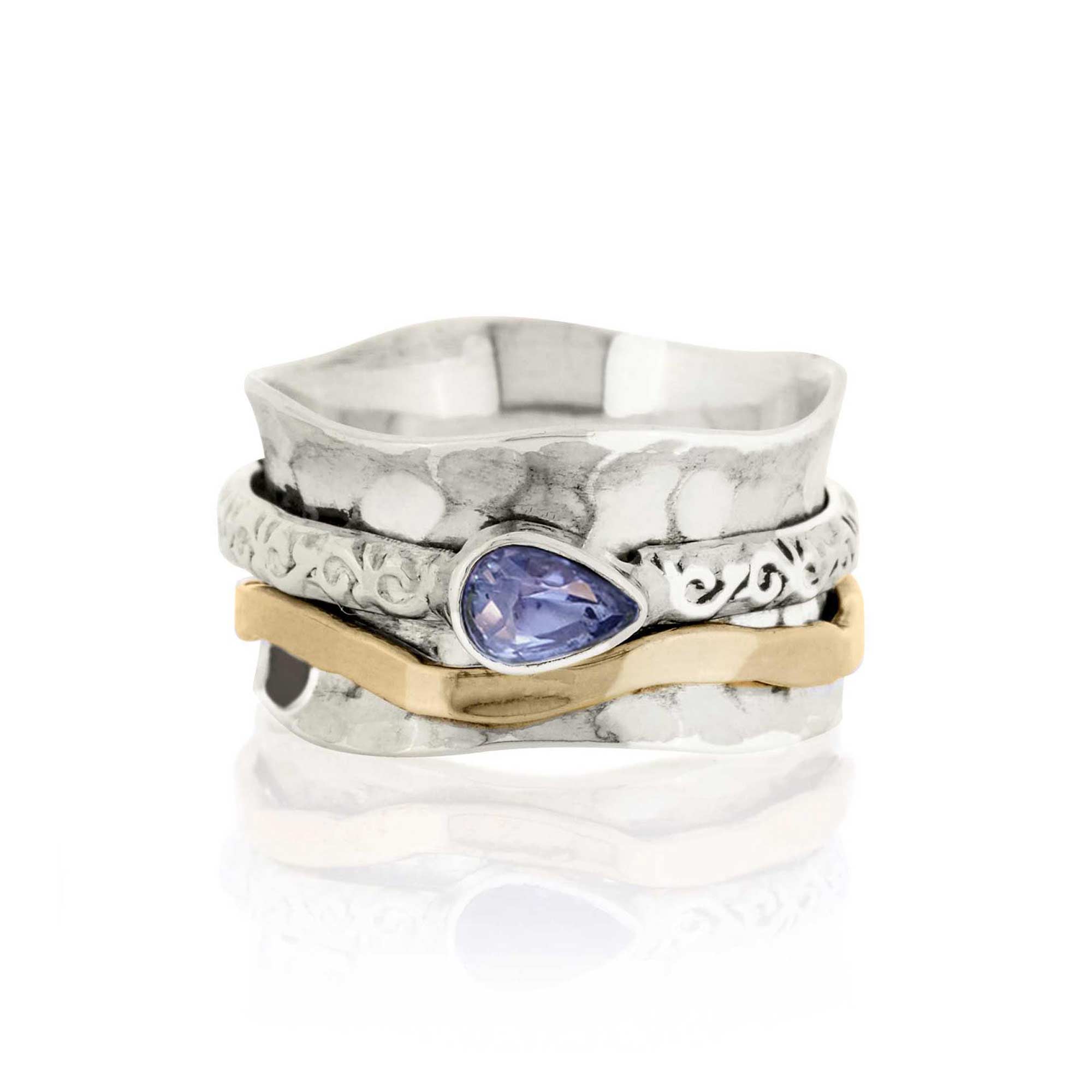 Aura Magic Tanzanite Spinning Ring