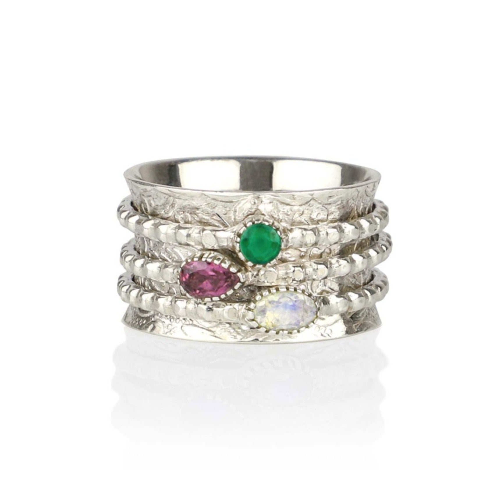 Ananda Gemstone Spinning Ring