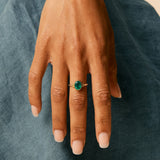 SUNDAR RING GREEN ONYX