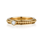 Lalita Gold Spinning Ring - Cubic Zirconia