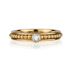 Lalita Gold Spinning Ring - Cubic Zirconia 